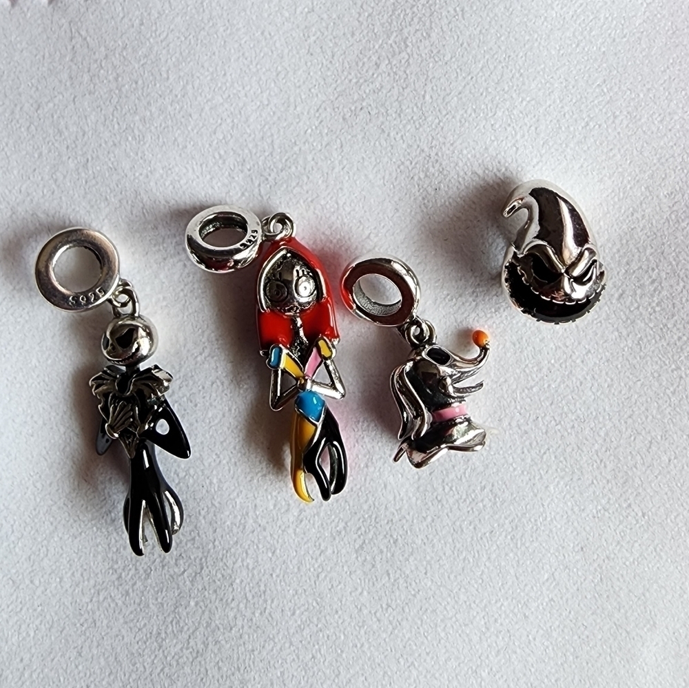 NEW the Nightmare before Christmas 925° charms bundle for Pandora bracelet